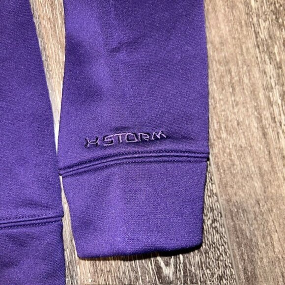 Mens TCU Purple Horned Frogs Under Armour Storm Hoodie Sweatshirt Sz S Pullover - Picture 5 of 5